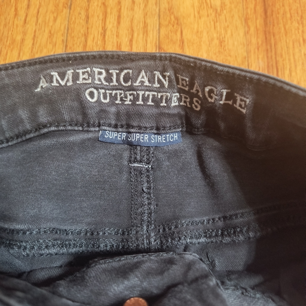3 Pairs Of American Eagle Skinny/Cropped Skinny Jeans, Women's Size 2 Regular - Picture 4 of 16